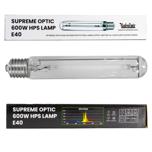 KIT SUPREME OPTIC BALASTRO 600W + ESTUCO + BOMBILLA 600W HPS