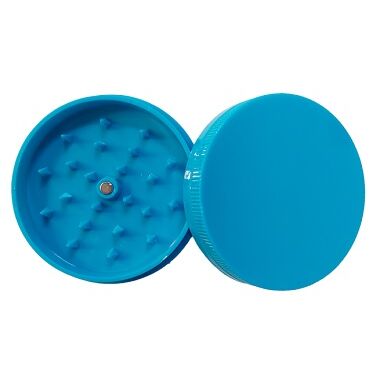 GRINDER PLÃSTICO COLORES FLUOR 60MM AZUL