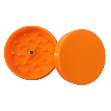 GRINDER PLÃSTICO COLORES FLUOR 60MM NARANJA