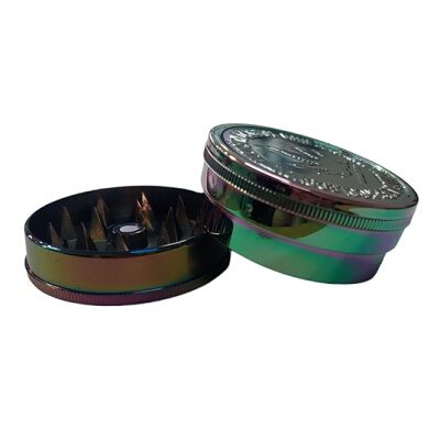 GRINDER PLÃSTICO COLOR ARCOIRIS 40MM
