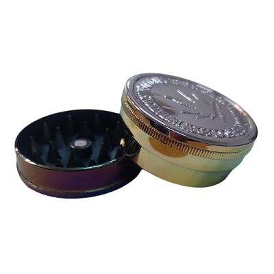 GRINDER PLÃSTICO COLOR ARCOIRIS 40MM