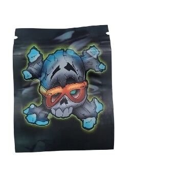 BOLSA ZIP ALUMINIO 1.5GR "CALAVERA" (50 UNIDADES)
