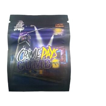 BOLSA ZIP ALUMINIO 1.5GR "CRIME PAYS GUMB" (50 UNIDADES)