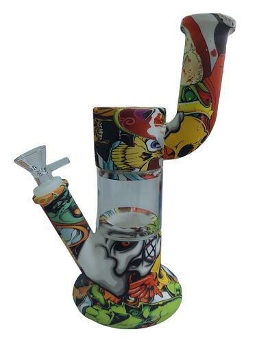 BONG SILICONA CRISTAL 23CM