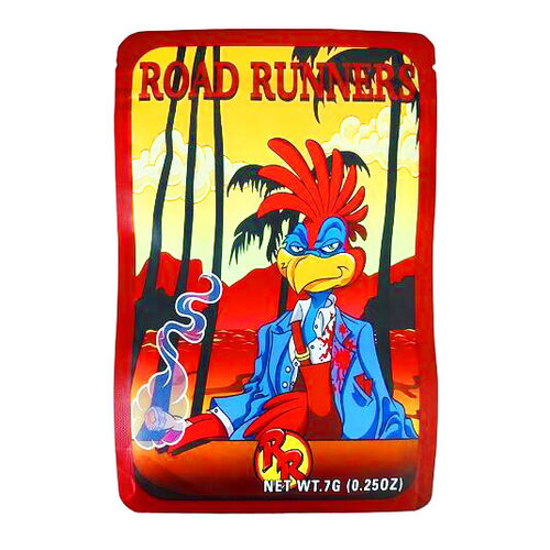 BOLSA ZIP ALUMINIO 7GR "ROAD RUNNERS" (50 UNIDADES)