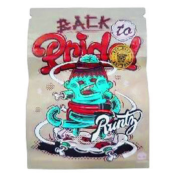 BOLSA ZIP ALUMINIO 1.5GR "BACK TO PRIDE" (50 UNIDADES)