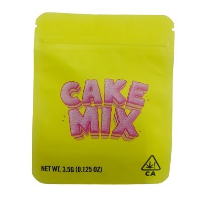 BOLSA ZIP ALUMINIO 3.5GR "CAKE MIX" (50 UNIDADES)