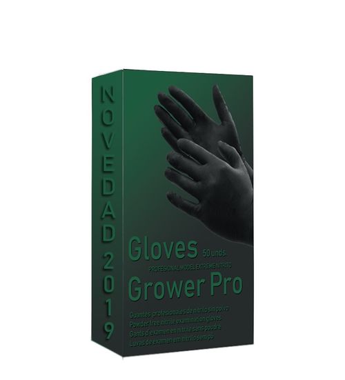 GROWER PRO GUANTES DE NITRILO 50 UNIDADES (TALLA S)