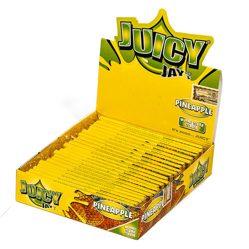 JUICY JAY'S KING SIZE PINEAPPLE (DISPLAY 24 LIB/32 HOJAS)