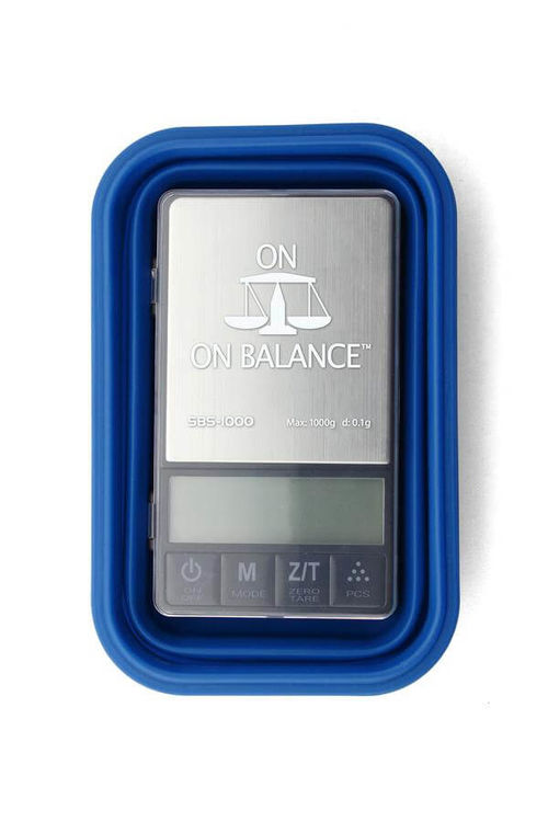 BÃSCULA DE PRECISIÃN CON BOL DE SILICONA 100x0.01gr