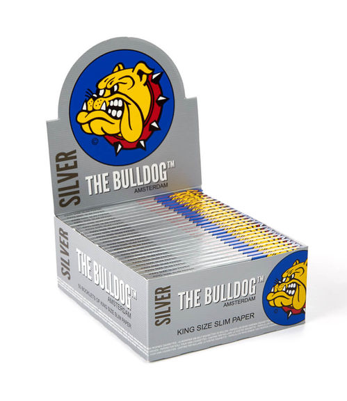 THE BULLDOG PAPEL SILVER KSS (50 LIBRILLOS)