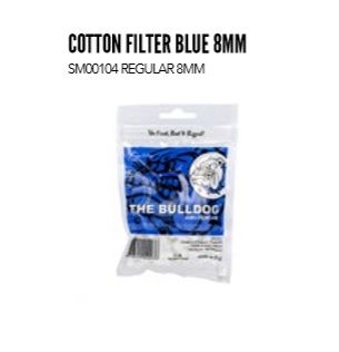 THE BULLDOG FILTROS ALGODÓN REGULAR 8mm (30 BOLSAS)