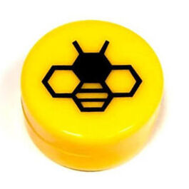BOTE DE SILICONA AMARILLO ABEJA 6ML