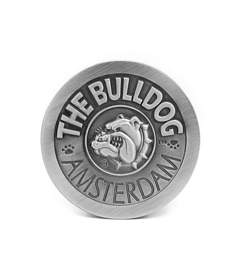 THE BULLDOG GRINDER METÁLICO 4 PARTES PLATEADO (6 UNIDADES)