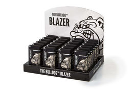 THE BULLDOG DISPLAY MECHERO BLAZER NEGRO (24 UNIDADES)