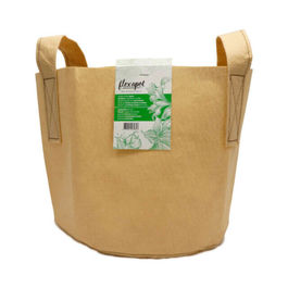 FLEXAPOT MACETA TEXTIL BEIGE 19L (5GAL)