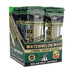 DISPLAY KING PALM 2 MINI ROLLS WATER MELON 20 UNID