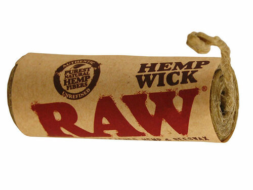 RAW HEMP WICK 6M 20 UNIDADES