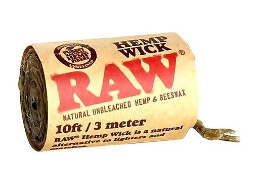 RAW HEMP WICK 3M 40 UNIDADES