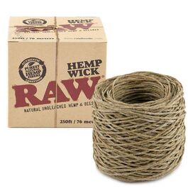 RAW HEMP WICK 76