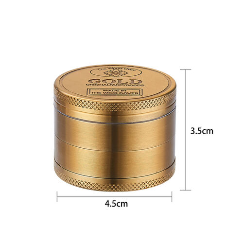 CHAMP HIGH GRINDER GOLD BAR 50MM 4 PARTES