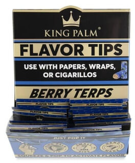 KING PALM FLAVOR TIPS BERRY TERPS 7MM