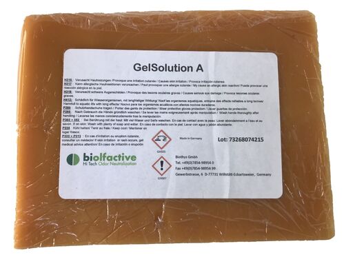 BIOLFACTIVE PLACA GEL SOLUTION A 200gr (NARANJA) HI TECH ODOR NEUTRALIZATION