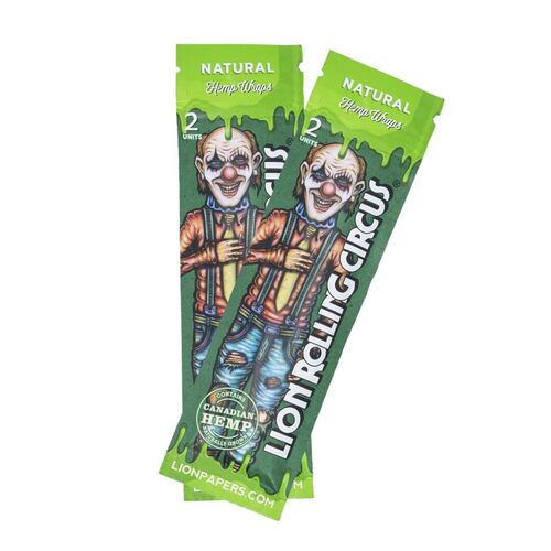 LION ROLLING CIRCUS HEMP WRAP NATURAL (25UD/DSPLAY-2UD/PACK)