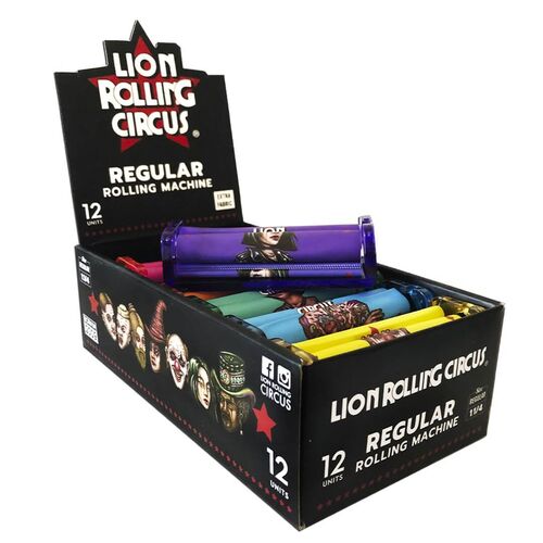 LION ROLLING CIRCUS LIADORA-ROLLING MACHINE REGULAR 78MM (12UD/DISPLAY-6DISEÑOS)