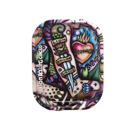 LION ROLLING CIRCUS BANDEJA PEQUEÑA METAL TATTOOS (SMALL TRAY)