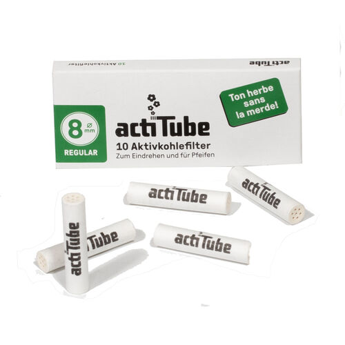 ACTITUBE DISPLAY FILTRO CARBN ACTIVO 8MM 25X10